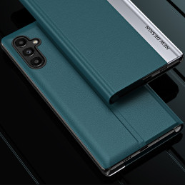 Sleep Case Pro dėklas, skirtas Samsung Galaxy A13 su atverčiamu stovu, mėlynas