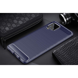 Carbon Case lankstus dangtelis, skirtas Samsung Galaxy A42 5G mėlynas