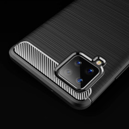 Carbon Case lankstus dangtelis, skirtas Samsung Galaxy A42 5G mėlynas