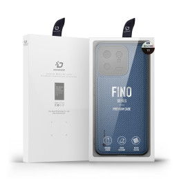 Dux Ducis Fino dėklas Xiaomi 13, dangtelis su silikoniniu rėmeliu, mėlynas