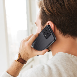 Dux Ducis Fino dėklas skirtas Xiaomi 13, dangtelis su silikoniniu rėmeliu, pilkas