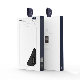 Dux Ducis Hivo dėklas, skirtas Samsung Galaxy S23+ dangtelis su atvartu piniginės stovu RFID blokuojantis raudonas