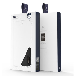Dux Ducis Hivo dėklas, skirtas Samsung Galaxy S23 Ultra Flip Cover piniginės stovas RFID blokatorius rudas