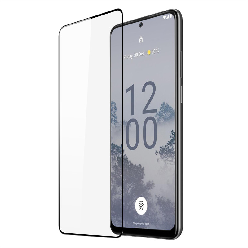 Dux Ducis 10D grūdintas stiklas Nokia X30 9H grūdintas stiklas juodu rėmeliu