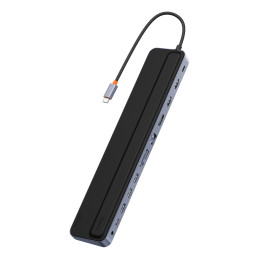 „Baseus EliteJoy Gen2“ universalus USB HUB 12in1 su USB-C laidu 25 cm nešiojamojo kompiuterio stovas USB-A / USB-C / DP ...