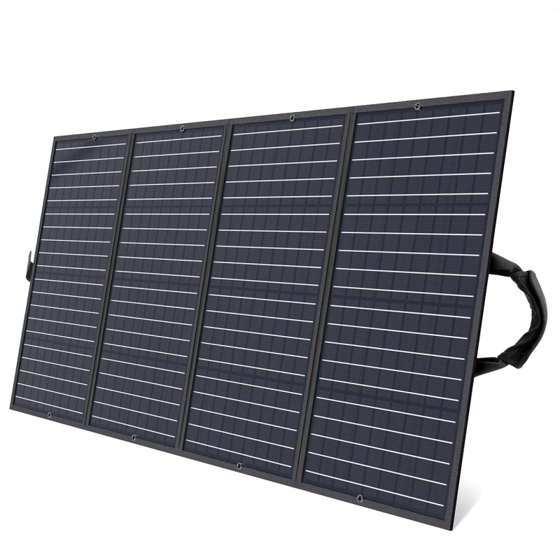 Choetech SC010 saulės turistinis įkroviklis, sulankstomas, 160W - juodas