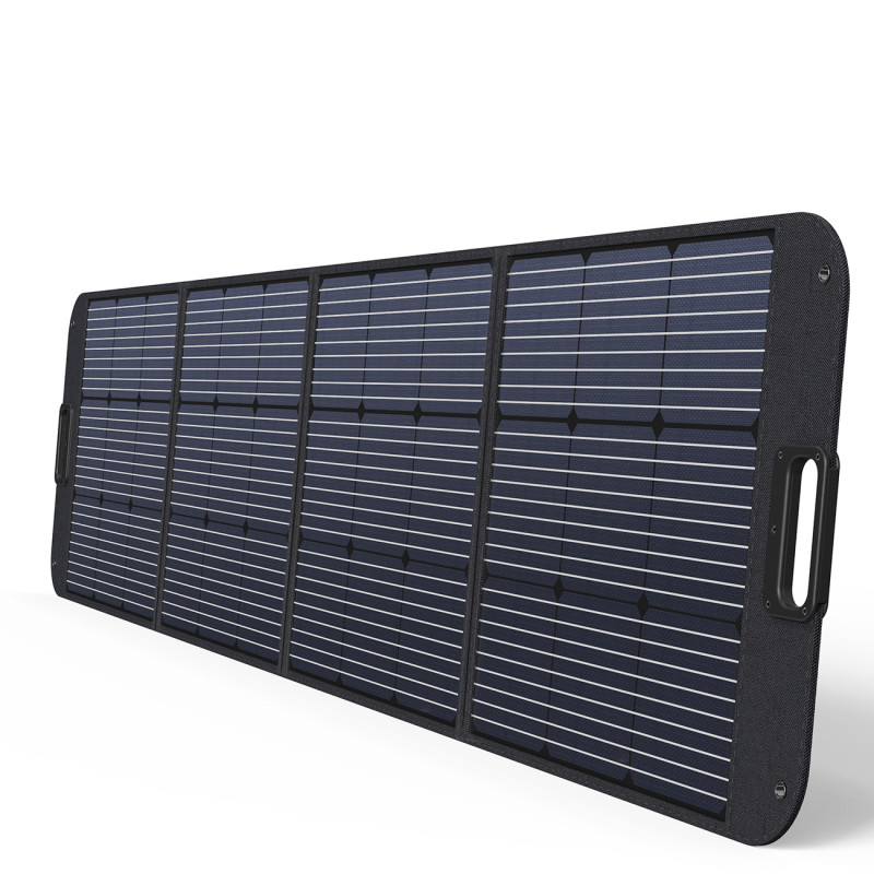 Choetech SC011 saulės įkroviklis 200W nešiojamas saulės skydelis - juodas