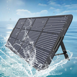 Choetech SC011 saulės įkroviklis 200W nešiojamas saulės skydelis - juodas