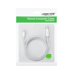 Ugreen kabelis spausdintuvui USB-C - USB-B 480Mb/ s 1m baltas (US241)