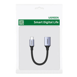 Ugreen OTG adapterio laidas USB-C (vyriškas) - USB-A (moteris) 5Gb/ s 0,15m juodas (US378)