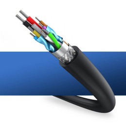 Ugreen ilginamojo laido adapteris USB-A (vyriškas) - USB-A (moteris) USB 3.0 5Gb/ s 0.5m juodas (US129)