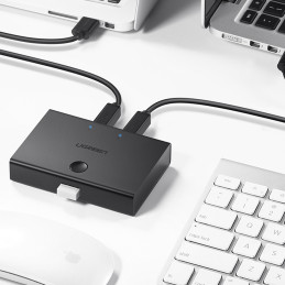 Ugreen jungiklis 2xUSB-B – USB-A juodas (30345)