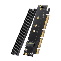 Ugreen CM465 PCIe 4.0 x4 iki M.2 NVMe M-Key išplėtimo kortelė – juoda