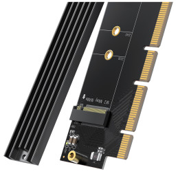 Ugreen CM465 PCIe 4.0 x4 iki M.2 NVMe M-Key išplėtimo kortelė – juoda