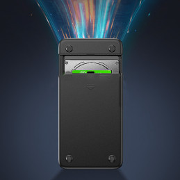 Ugreen Pocket SSD / HDD disko korpusas 2,5 colio SATA įtaisytasis USB kabelis juodas (CM352)