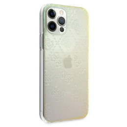 Guess 4G 3D Pattern Collection dėklas, skirtas iPhone 12 Pro Max - vaivorykštis