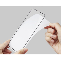 Spigen Glass FC grūdintas stiklas skirtas iPhone 11 / XR - juodas