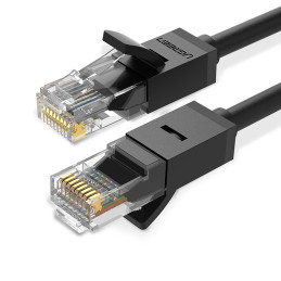 Ugreen LAN Ethernet U/ UTP Kat. 6 1000 Mb/ s, 15 m juoda (NW102)