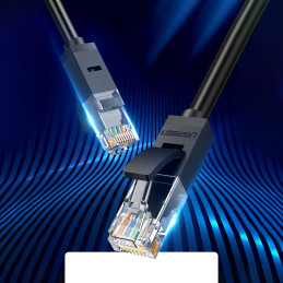 Ugreen LAN Ethernet U/ UTP Kat. 6 1000 Mb/ s, 15 m juoda (NW102)