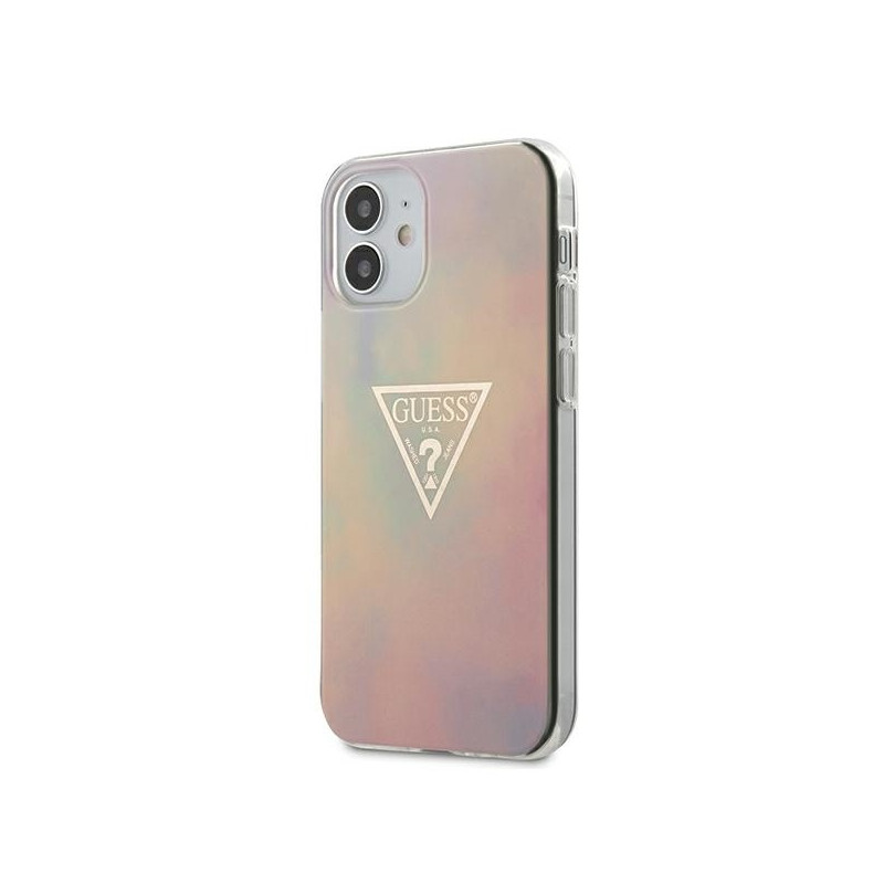 Guess Tie & Dye Collection dėklas iPhone 12 mini - rožinis