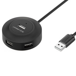 Ugreen HUB 4in1 USB-A – 4xUSB-A 2.0 480Mb/ s 1m black (CR106)