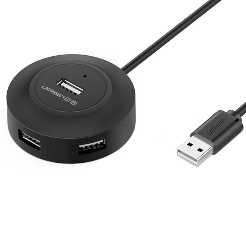Ugreen HUB 4in1 USB-A – 4xUSB-A 2.0 480Mb/ s 1m black (CR106)