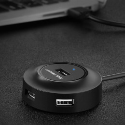 Ugreen HUB 4in1 USB-A – 4xUSB-A 2.0 480Mb/ s 1m black (CR106)