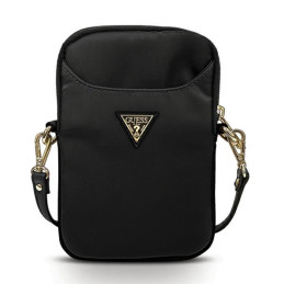 Guess Nylon Triangle Logo rankinė - juoda
