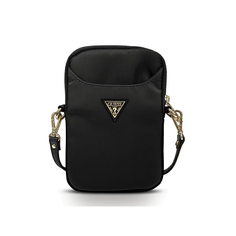 Guess Nylon Triangle Logo rankinė - juoda