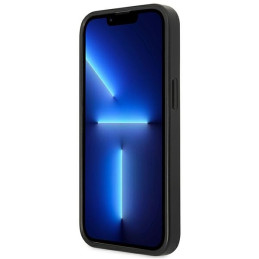 Guess 4G Triangle Logo Cardslot Dėklas, skirtas iPhone 13 Pro / 13 – juodas