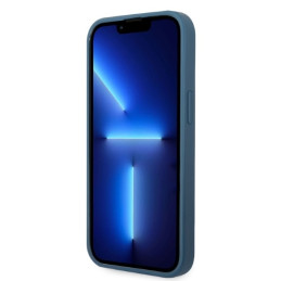 Guess 4G Triangle Logo Cardslot dėklas iPhone 13 mini - mėlynas