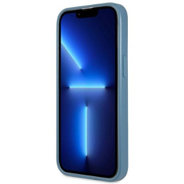 Guess 4G Triangle Logo Cardslot dėklas, skirtas iPhone 13 Pro Max - mėlynas