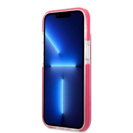 Karl Lagerfeld Choupette Head dėklas iPhone 13 - fuksija