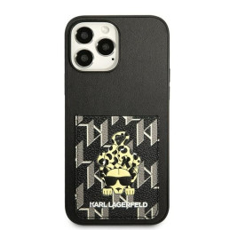 Karl Lagerfeld Karlimals Cardslot dėklas, skirtas iPhone 13 Pro Max - juodas