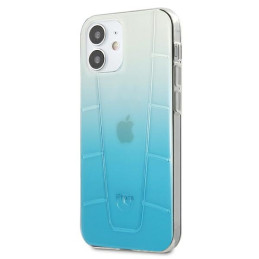 Mercedes Transparent Line dėklas iPhone 12 mini - mėlynas