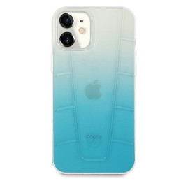Mercedes Transparent Line dėklas iPhone 12 mini - mėlynas