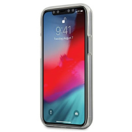 Mercedes Transparent Line dėklas iPhone 12 mini - mėlynas