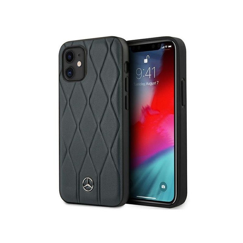Mercedes Wave Line dėklas iPhone 12 mini - mėlynas