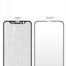 Spigen Glass FC grūdintas stiklas skirtas iPhone 11 / XR - juodas