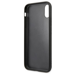 Karl Lagerfeld Saffiano Karl&Choupette Head dėklas iPhone X/ XS - juodas
