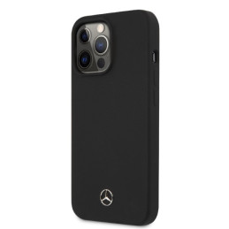 Mercedes Silicone Line MagSafe dėklas iPhone 13 Pro / iPhone 13 - juodas