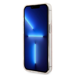 Guess 4G Print MagSafe dėklas, skirtas iPhone 13 Pro + indukcinis įkroviklis - rožinė