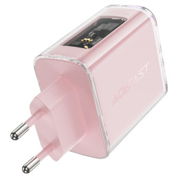 Acefast GaN įkroviklis 65W, 3 prievadai (1xUSB, 2xUSB C) žalias (A45)