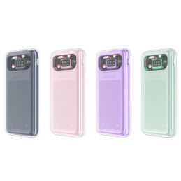 Acefast Powerbank 10000mAh Sparkling Series greitas įkrovimas 30W žalia (M1)