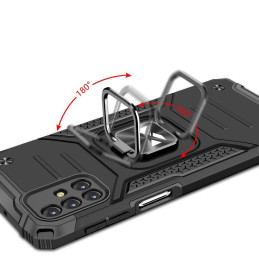 Wozinsky Ring Armor Armored Hybrid Case Cover + Magnetinis laikiklis, skirtas Samsung Galaxy M31s Blue
