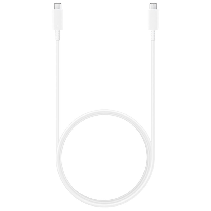 Samsung EP-DX510JWEGEU USB-C – USB-C 5A 480Mb/ s kabelis 1,8m – baltas