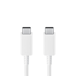 Samsung EP-DX510JWEGEU USB-C – USB-C 5A 480Mb/ s kabelis 1,8m – baltas