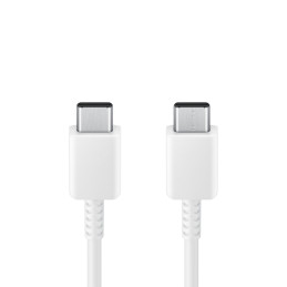 „Samsung“ laidas USB-C – USB-C 3A 480 Mb/ s, 1,8 m baltas (EP-DX310JWEGEU)