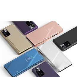 „Clear View“ dėklas, skirtas Realme C33 dangčiui su atvartu, juodas