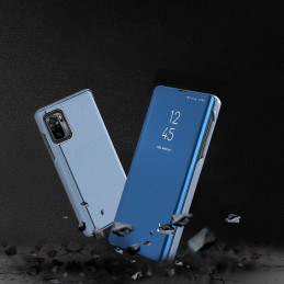 Clear View Case Xiaomi 13 dangtelis su atvartu, juodas